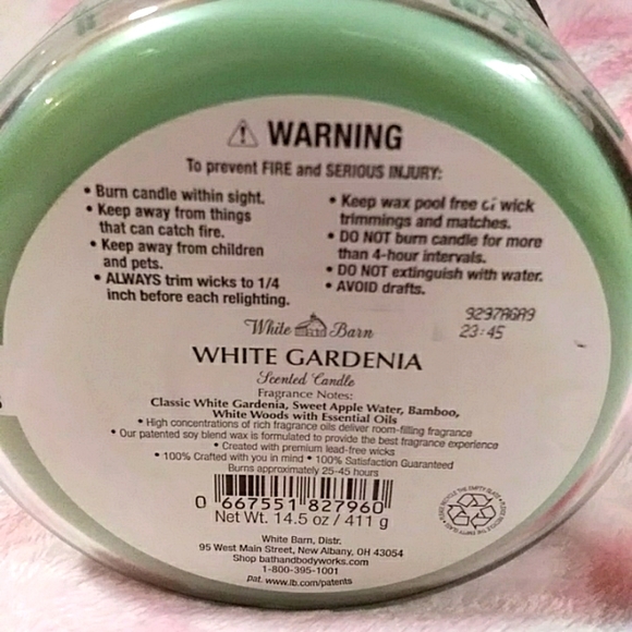 Bath & Body Works Accents Bath Body Works White Barn White Gardenia